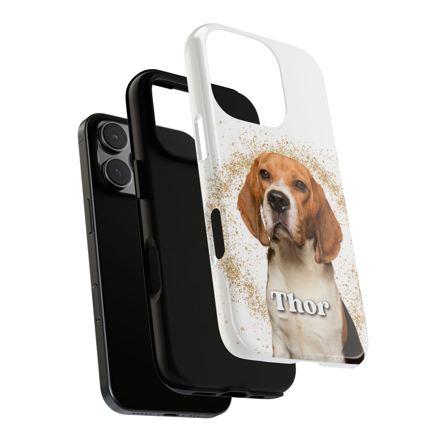 Personalized Dog Phone Case - Custom Pet Dog Cat Design