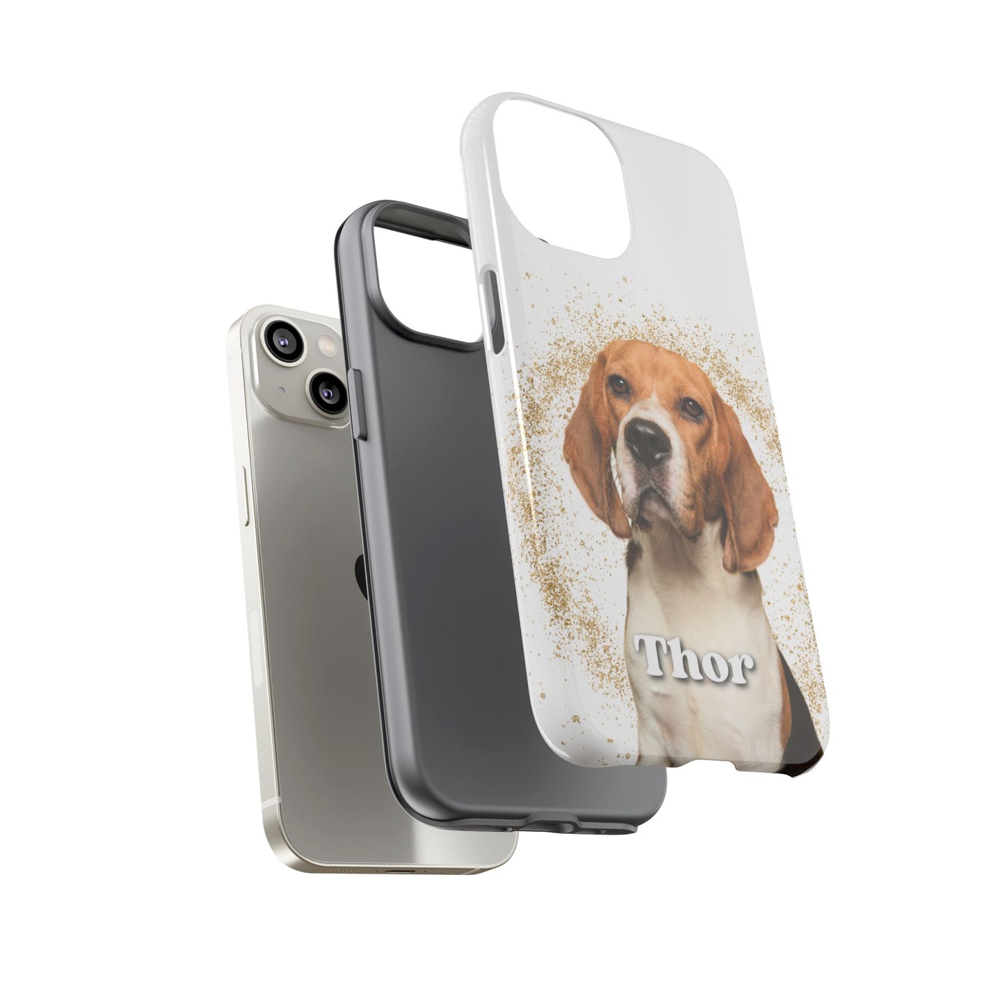 Personalized Dog Phone Case - Custom Pet Dog Cat Design