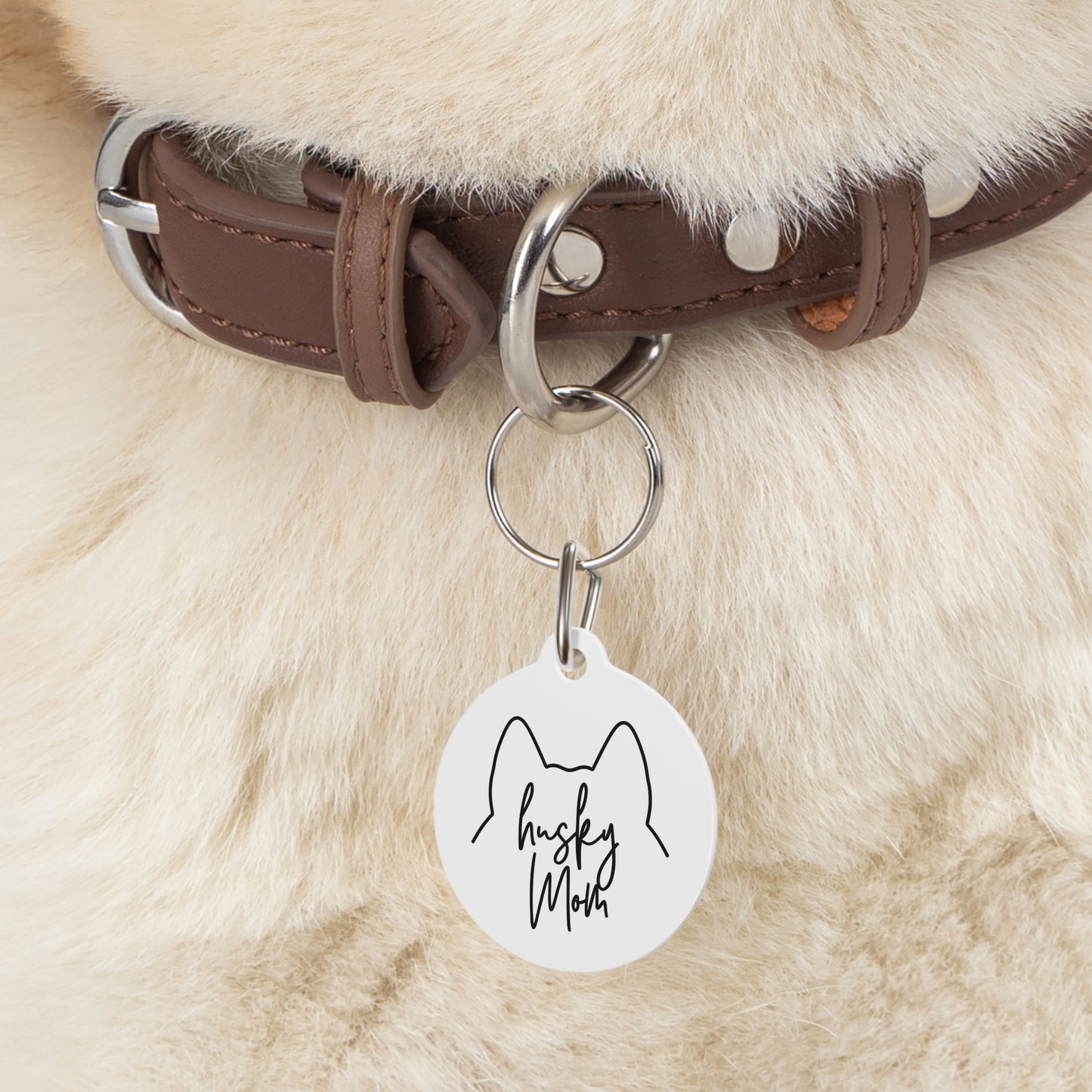 Custom Dog ID Tag with Name and Phone Number