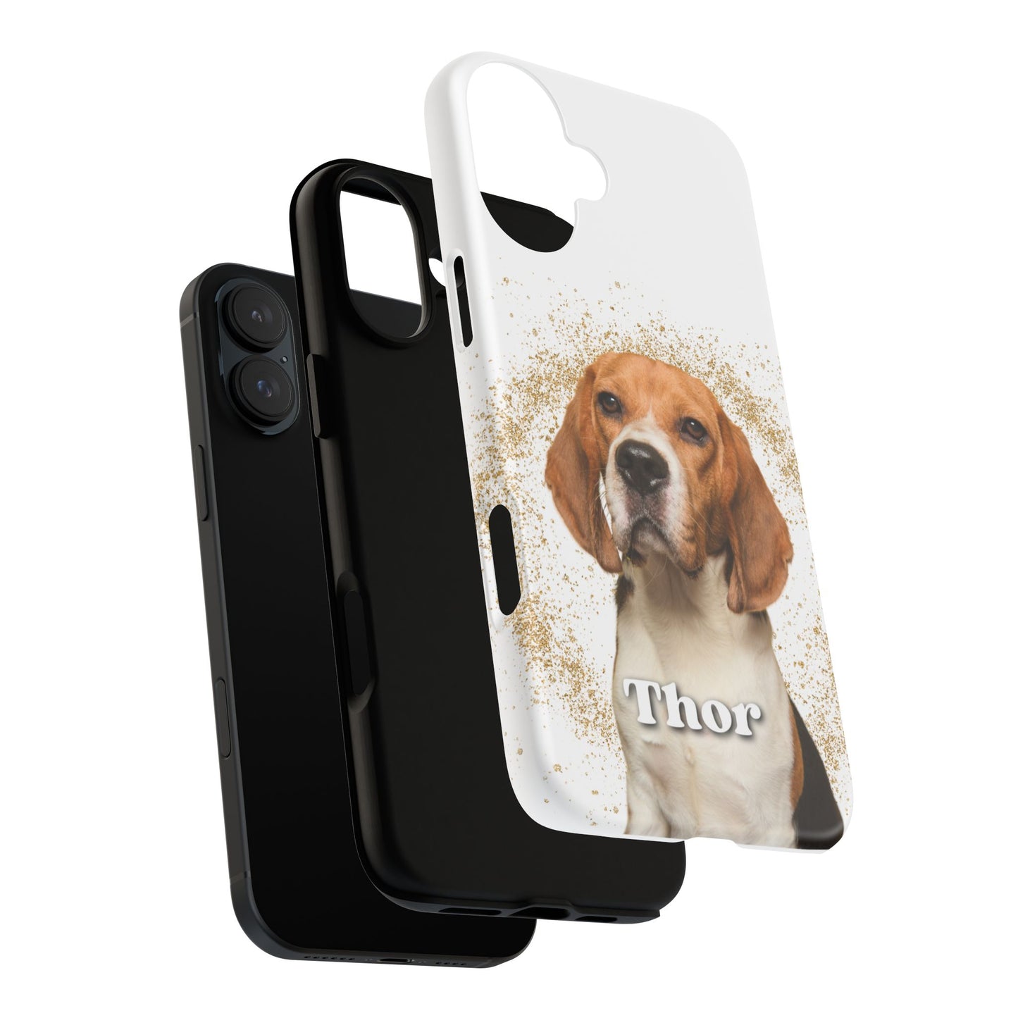 Personalized Dog Phone Case - Custom Pet Dog Cat Design