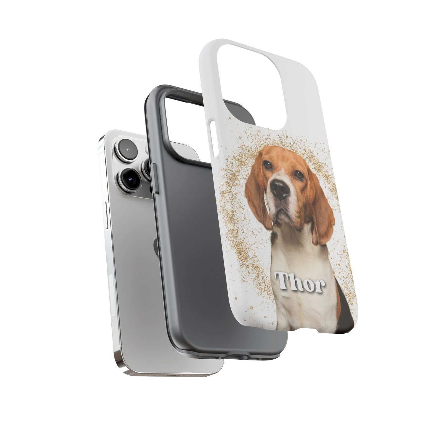 Personalized Dog Phone Case - Custom Pet Dog Cat Design