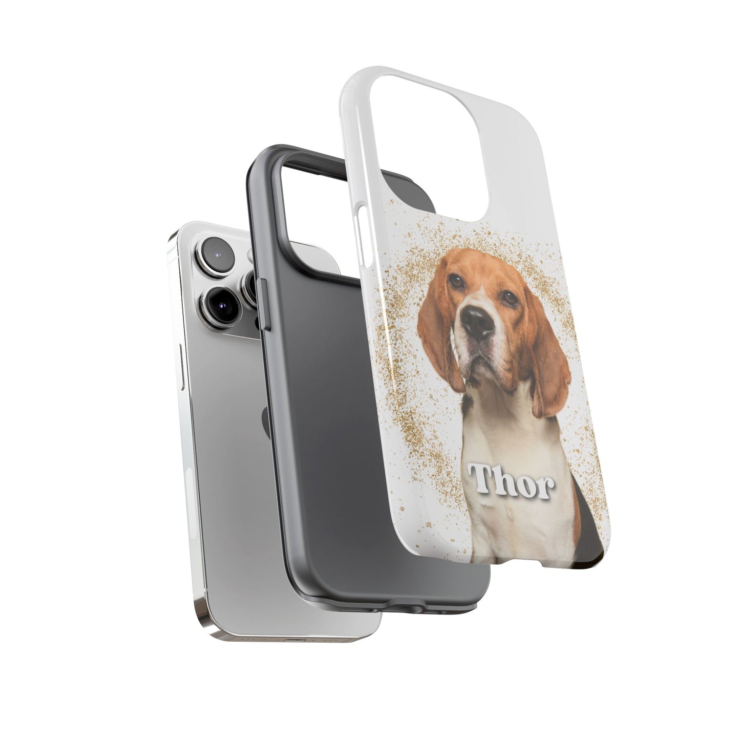 Personalized Dog Phone Case - Custom Pet Dog Cat Design