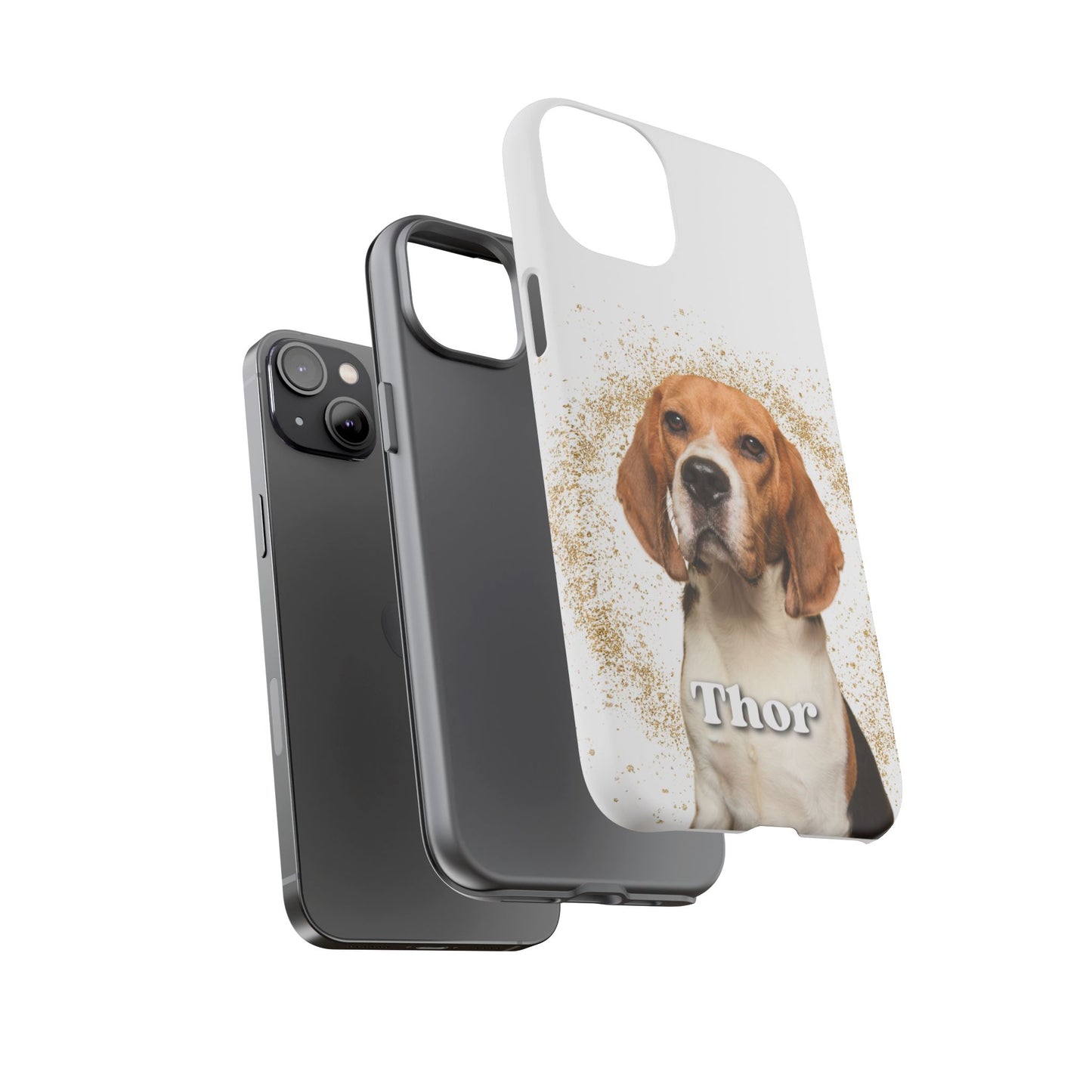 Personalized Dog Phone Case - Custom Pet Dog Cat Design